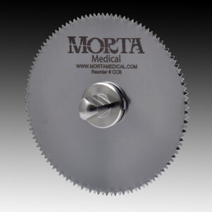 Autopsy Saw Blade, Circular with Arbor
