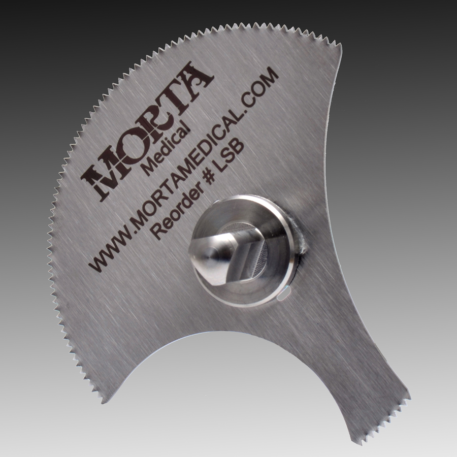 Pathology Saw Blade, Large Section with Arbor